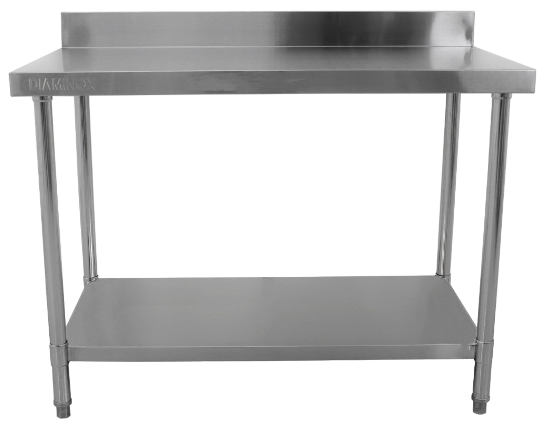 Stainless Table with splashback